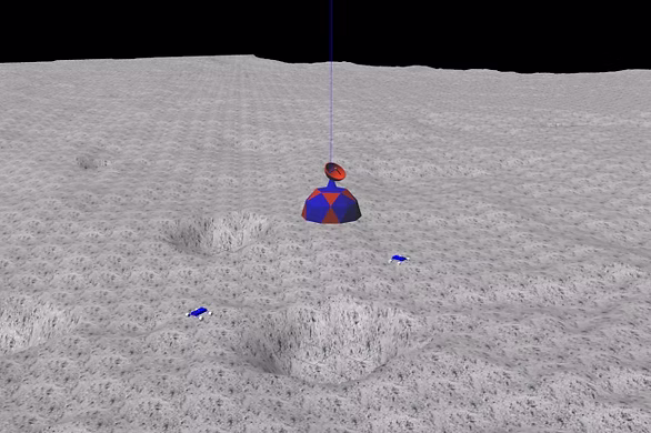Lunar cooperative rover concept
